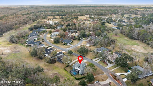 744 Cherry Grove Rd, Orange Park, FL 32073 - birds eye view of property