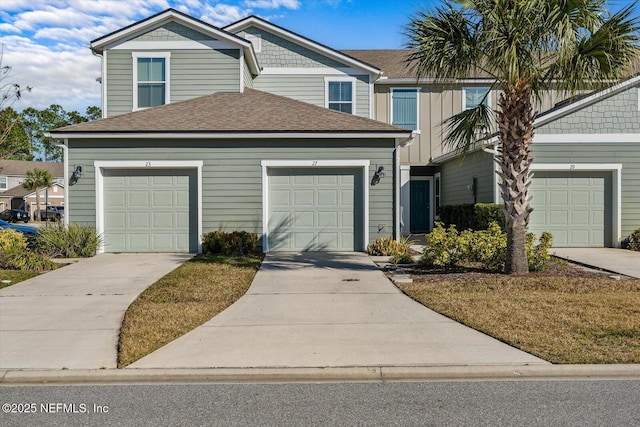 front of property featuring a garage