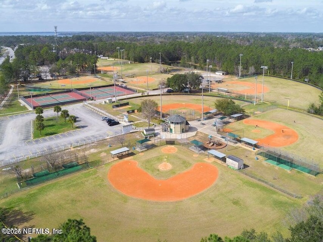 drone / aerial view