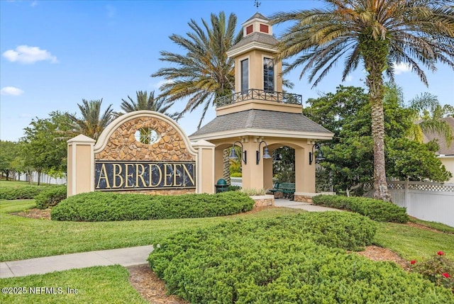 721 W Kings College Dr, Saint Johns, FL 32259 - community sign featuring a lawn