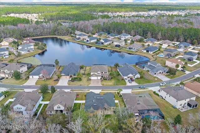 721 W Kings College Dr, Saint Johns, FL 32259 - bird's eye view with a water view