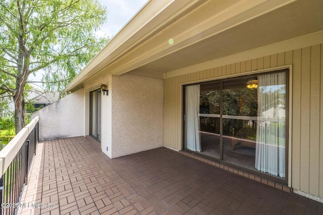 10154 Leisure Ln N Unit 22, Jacksonville, FL 32256 - view of patio / terrace featuring a balcony