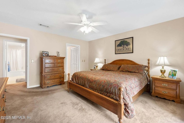 10154 Leisure Ln N Unit 22, Jacksonville, FL 32256 - carpeted bedroom with ceiling fan