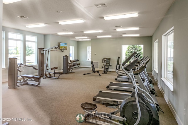 view of exercise room