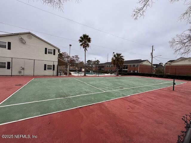 view of sport court