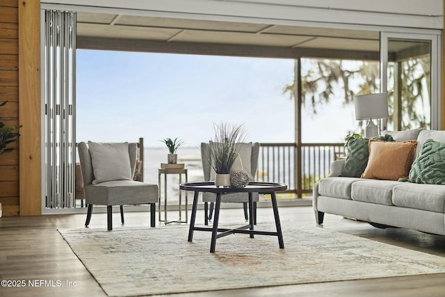 sunroom / solarium with a wealth of natural light