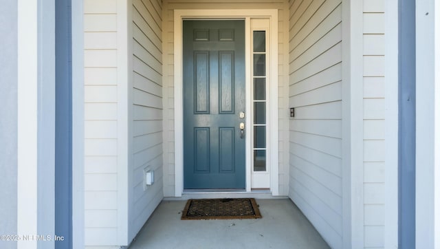 view of entrance to property