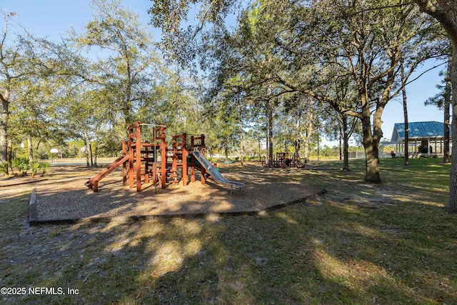 view of play area