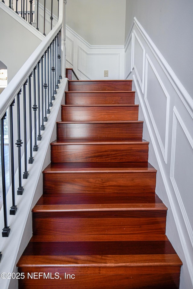 view of staircase