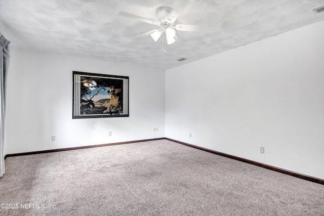 1019 Haynes Ct, Green Cove Springs, FL 32043 - carpeted empty room with ceiling fan