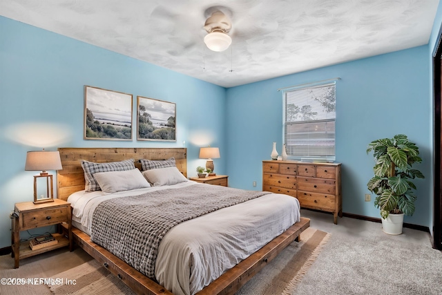 1019 Haynes Ct, Green Cove Springs, FL 32043 - bedroom with light colored carpet and ceiling fan