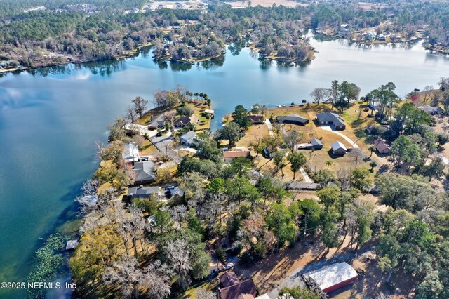 1019 Haynes Ct, Green Cove Springs, FL 32043 - drone / aerial view featuring a water view