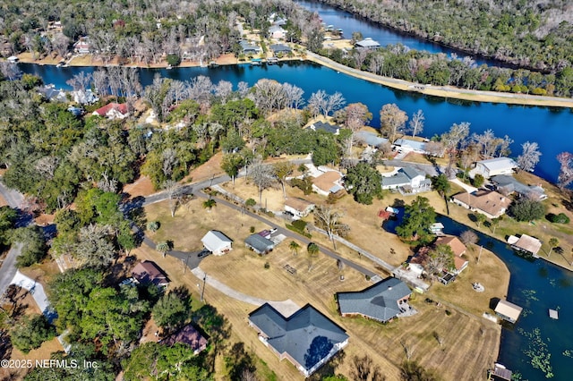 1019 Haynes Ct, Green Cove Springs, FL 32043 - aerial view with a water view