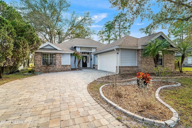 ranch-style house with a garage