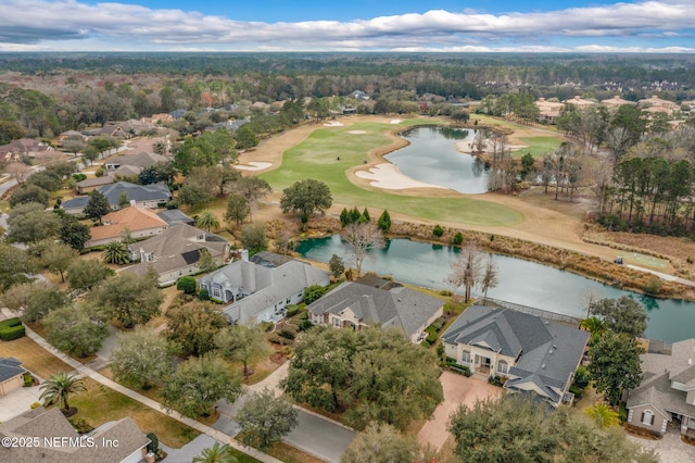 2095 Crown Dr, Saint Augustine, FL 32092 - bird's eye view with a water view, a residential view, and golf course view