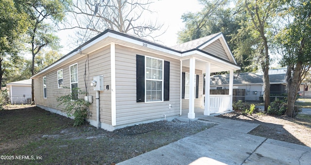 view of bungalow-style house