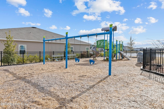 view of jungle gym