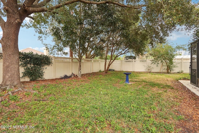 1336 River City St, Saint Augustine, FL 32092 - view of yard featuring a fenced backyard