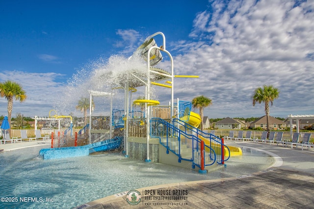 view of play area