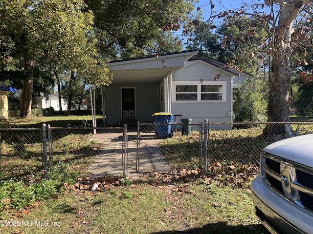 view of rear view of property