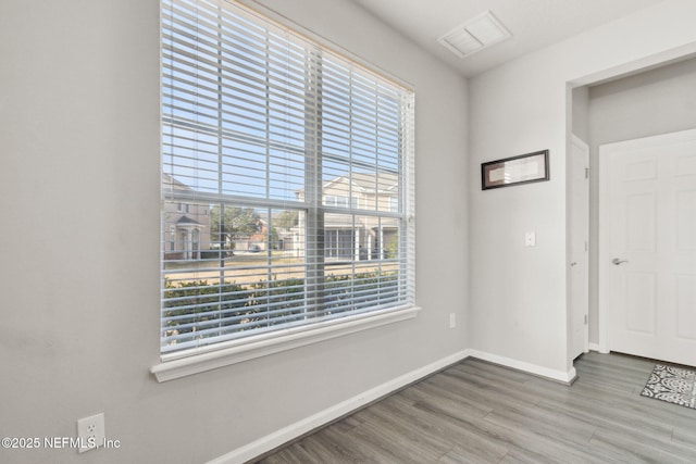 interior space featuring hardwood / wood-style flooring