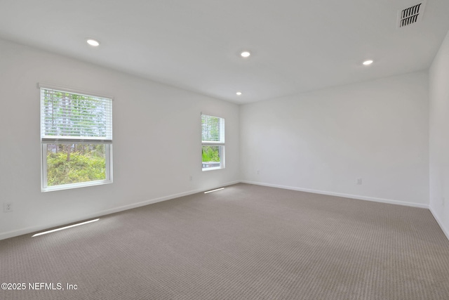348 Salazar St, Saint Augustine, FL 32095 - carpeted spare room with recessed lighting