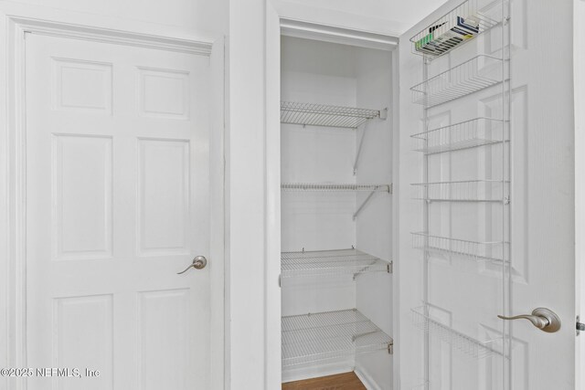 view of closet