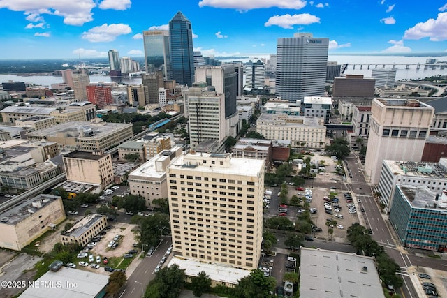 view of city featuring a water view