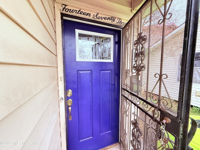 view of property entrance