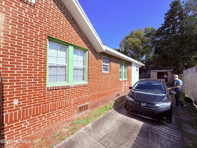 view of home's exterior