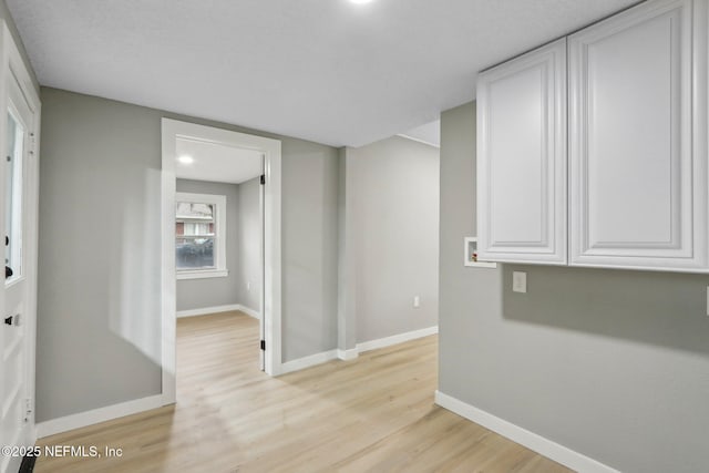 interior space featuring light hardwood / wood-style floors