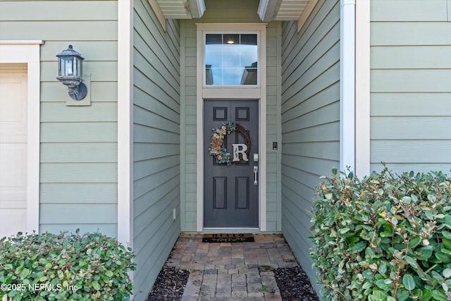 view of entrance to property