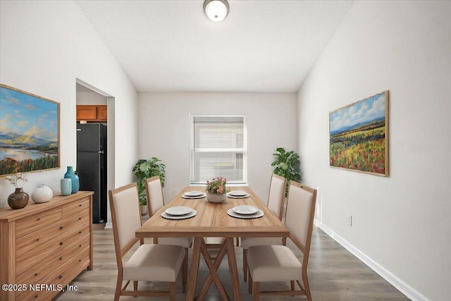 dining room featuring hardwood / wood-style flooring