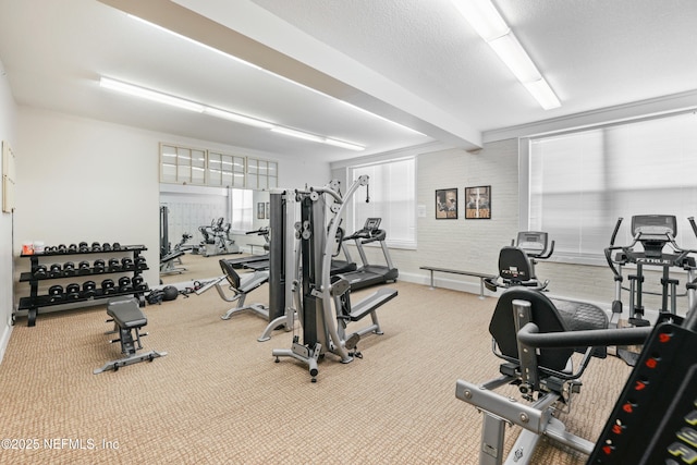 view of exercise room