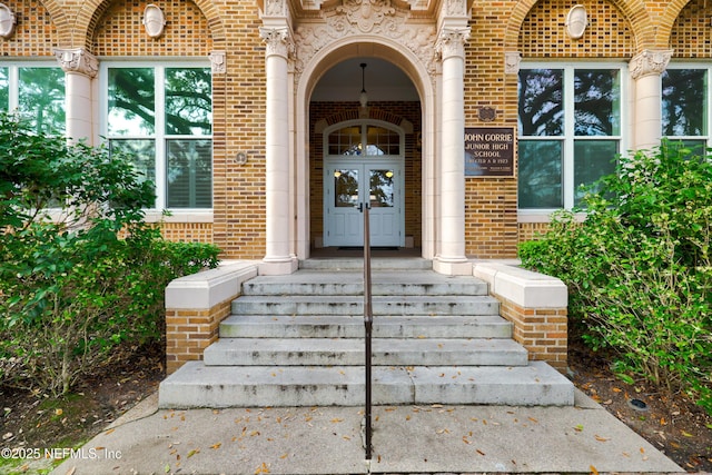 view of exterior entry