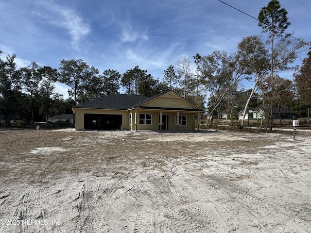 view of ranch-style home