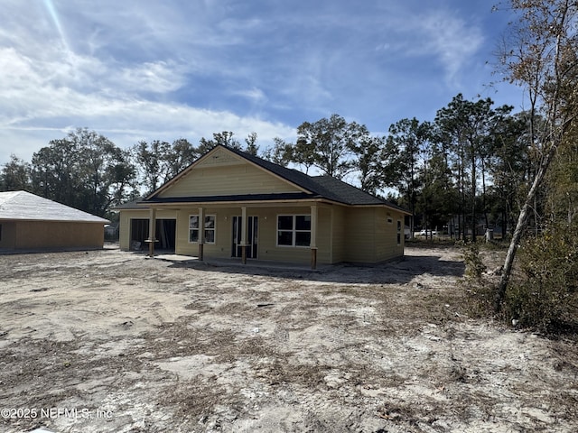 view of back of property