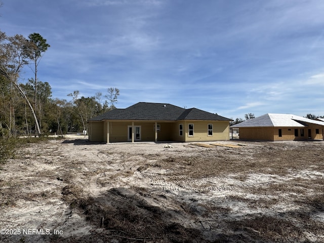 view of rear view of house