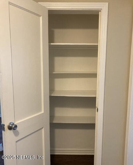 view of closet