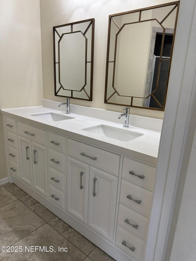 1701 The Greens Way Unit 1821, Jacksonville Beach, FL 32250 - bathroom featuring double vanity