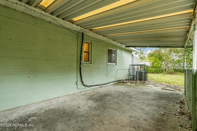 view of home's exterior with a patio area