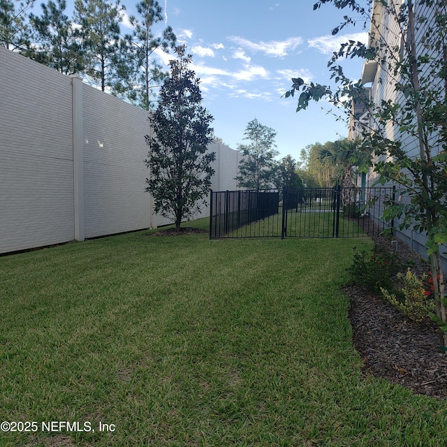 11107 Quasar Ct, Jacksonville, FL 32256 - view of yard with fence