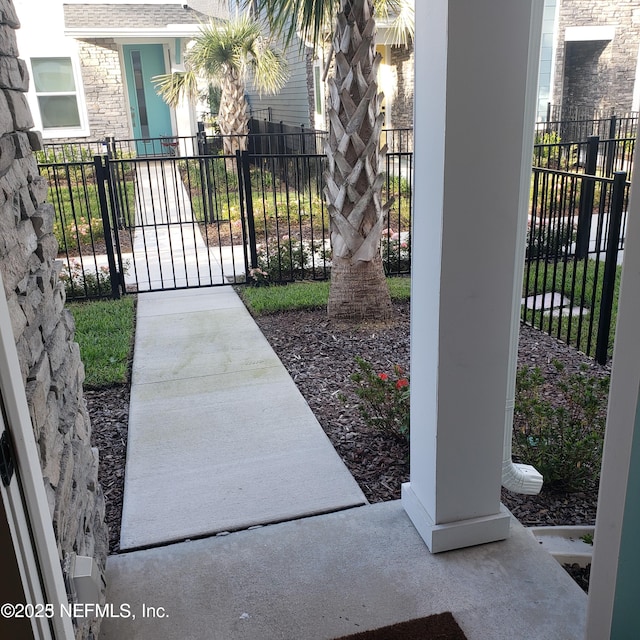 11107 Quasar Ct, Jacksonville, FL 32256 - view of gate with fence