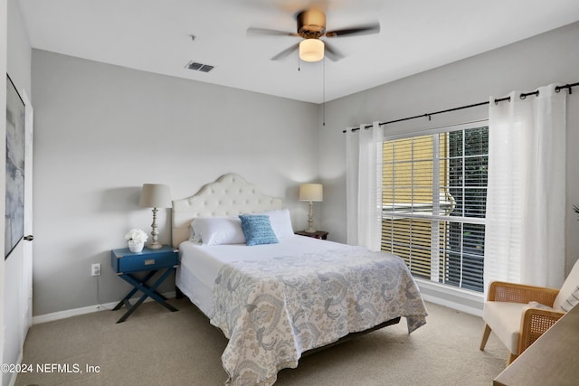 10961 Burnt Mill Rd Unit 425, Jacksonville, FL 32256 - carpeted bedroom with ceiling fan