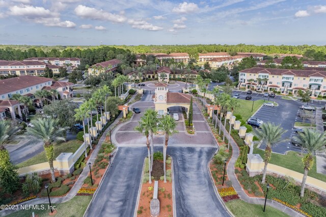 birds eye view of property featuring a residential view