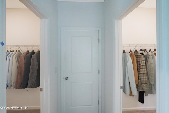 view of closet