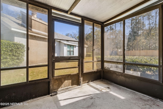 10800 Old St Augustine Rd Unit 301, Jacksonville, FL 32257 - unfurnished sunroom featuring plenty of natural light