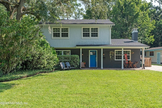 front of property featuring a front yard