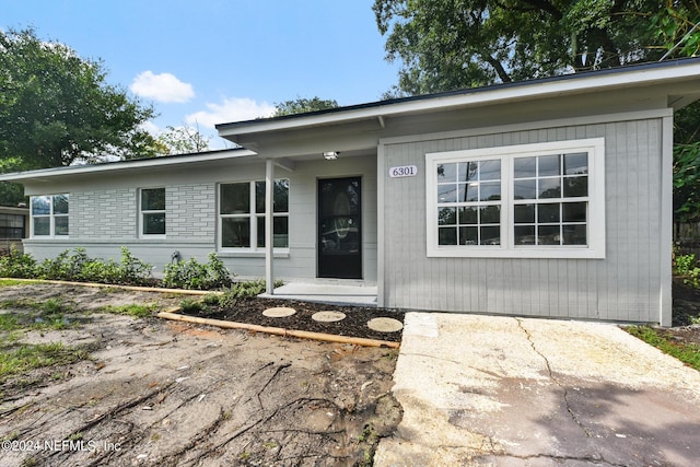 view of ranch-style house