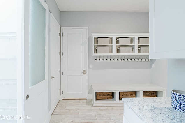 1351 Weaver Glen Rd, Jacksonville, FL 32223 - mudroom featuring wood finish floors